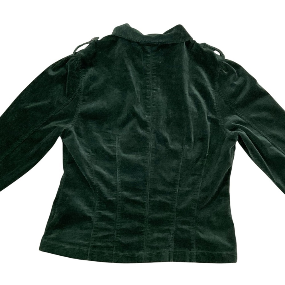 KUT From The Kloth Kyra Corduroy Trucker Jacket Green Large Style KJ46202 NWOT - Picture 7 of 14
